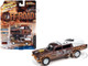 Haulin Hearse Custom Dark Copper Metallic with Mud Graphics Dirt Mop Off Road Series Limited Edition to 8178 pieces Worldwide 1/64 Diecast Model Car Johnny Lightning JLSF024-JLSP255B