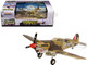 Curtiss P-40B Tomahawk MK IIB Aircraft Fighter 112 Squadron Royal Air Force AK402, GA-F North Africa October 1941 WW2 Aircrafts Series 1/72 Diecast Model Forces of Valor FOV-812060A