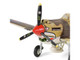 Curtiss P-40B Tomahawk MK IIB Aircraft Fighter 112 Squadron Royal Air Force AK402, GA-F North Africa October 1941 WW2 Aircrafts Series 1/72 Diecast Model Forces of Valor FOV-812060A