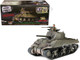 Sherman M4 75 Medium Tank U.S. 753th Tank Battalion Gustav Line Italy 1944 Engine Plus Series 1/32 Diecast Model Metal Proud MP-912101A