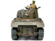 Sherman M4 75 Medium Tank U.S. 753th Tank Battalion Gustav Line Italy 1944 Engine Plus Series 1/32 Diecast Model Metal Proud MP-912101A