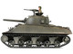 Sherman M4 75 Medium Tank U.S. 753th Tank Battalion Gustav Line Italy 1944 Engine Plus Series 1/32 Diecast Model Metal Proud MP-912101A