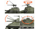 Sherman M4 75 Medium Tank U.S. 753th Tank Battalion Gustav Line Italy 1944 Engine Plus Series 1/32 Diecast Model Metal Proud MP-912101A