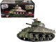 Sherman M4A3 75 Medium Tank U.S. Training vehicle C Company 10th Tank Battalion 5th Armored Division New York 1943 Engine Plus Series 1/32 Diecast Model Metal Proud MP-912131A