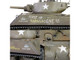 Sherman M4A3E2 75 Cobra King Medium Tank First in Bastogne George Smith Patton’s 4th A Div 3rd Army Bastogne area 26 December 1944 Engine Plus Series 1/32 Diecast Model Metal Proud MP-912136A