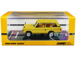 Land Rover Classic RHD Right Hand Drive Sanglow Yellow 1/64 Diecast Model Car Inno Models IN64-RRC-SGYL