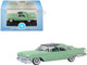 1959 Chrysler Imperial Crown 2 Door Hardtop Highland Green and Ballad Green 1/87 HO Scale Diecast Model Car Oxford Diecast 87IC59002