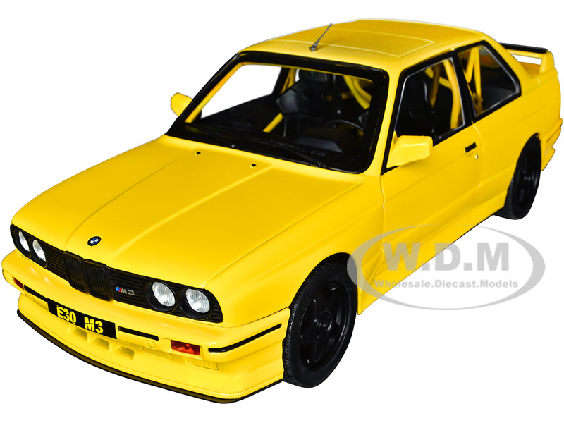 1990 BMW M3 E30 Dakar Yellow Street Fighter 1/18 Diecast Model Car by  Solido