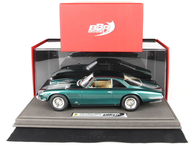 1964 Ferrari 500 Superfast Speciale S N 6267 SF Green Metallic Prince Bernhard of Holland with DISPLAY CASE Limited Edition to 159 Pieces Worldwide 1/18 Model Car BBR BBR1840