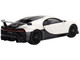 Bugatti Chiron Pur Sport White and Black 1/18 Model Car Top Speed TS0387
