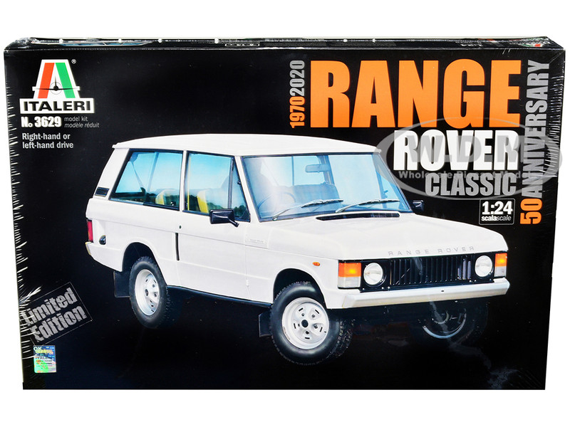 Skill 3 Model Kit Land Rover Range Rover Classic 50th Anniversary 1/24 Scale Model Italeri 3629