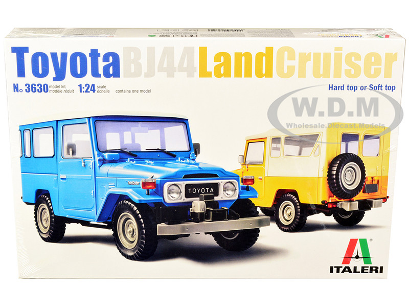 Skill 3 Model Kit Toyota BJ44 Land Cruiser 1/24 Scale Model Italeri 3630