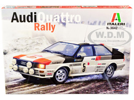 Skill 2 Model Kit Audi Quattro Rally 1/24 Scale Model Italeri 3642