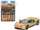Ford GT #5 Holman Moody Heritage Edition Gold Metallic with Red Accents Limited Edition to 1800 pieces Worldwide 1/64 Diecast Model Car Mini GT MGT00536