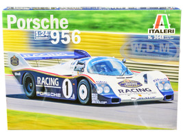 Skill 2 Model Kit Porsche 956 1/24 Scale Model Italeri 3648