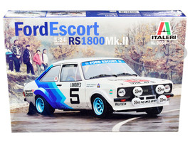 Skill 2 Model Kit Ford Escort RS 1800 Mk II #5 Rallye Monte Carlo 1979 1/24 Scale Model Italeri 3655