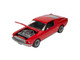 Skill 1 Model Kit 1968 Ford Mustang GT Red Snap Together Painted Plastic Model Car Kit Airfix Quickbuild J6035