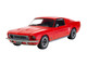Skill 1 Model Kit 1968 Ford Mustang GT Red Snap Together Painted Plastic Model Car Kit Airfix Quickbuild J6035