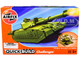 Skill 1 Model Kit Challenger Tank Green Snap Together Painted Plastic Model Tank Kit Airfix Quickbuild J6022