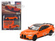 BMW M4 M Performance G82 Fire Orange with Carbon Top Limited Edition to 2400 pieces Worldwide 1/64 Diecast Model Car True Scale Miniatures MGT00526