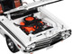 1971 Dodge Challenger R T Bright White with Black Stripes and Top 1/18 Diecast Model Car Greenlight 13668