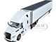 2018 Freightliner Cascadia High Roof Sleeper Cab with 53 Utility Refrigerated Trailer White 1/64 Diecast Model DCP/First Gear 60-1054