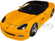 2006 Chevrolet Corvette Yellow with Black Top Mickey Thompson Bigtime Muscle Series 1/24 Diecast Model Car Jada 34204