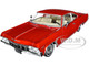 1965 Chevrolet Impala SS 396 Lowrider Red Metallic Low Rider Collection 1/24 Diecast Model Car Welly 22417LRW-MRD