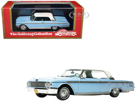 1962 Ford Galaxie Skymist Blue with White Top and Blue Interior Limited Edition to 210 pieces Worldwide 1/43 Model Car Goldvarg Collection GC-030A