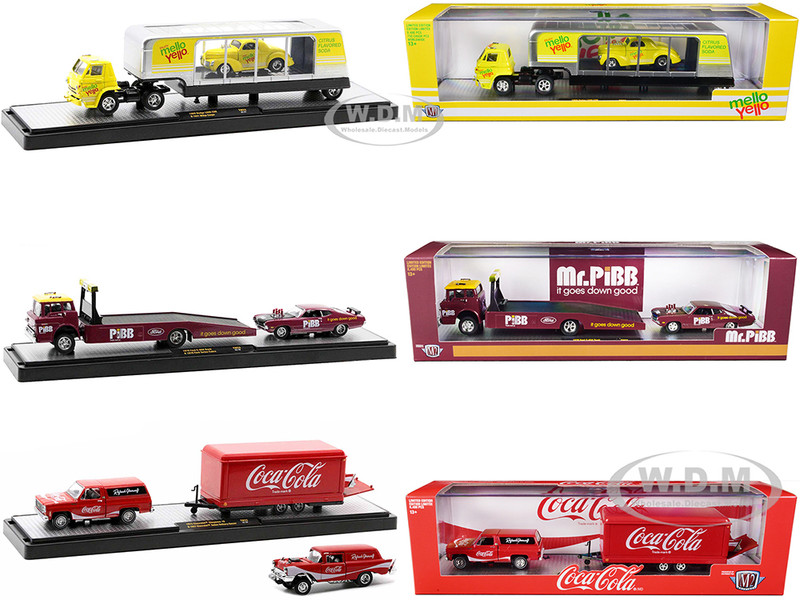 Auto Haulers Soda Set of 3 pieces Release 23 Limited Edition to 8400 pieces Worldwide 1/64 Diecast Models M2 Machines 56000-TW23