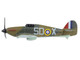 Hawker Hurricane Fighter Aircraft RAF Flying Aces Series Diecast Model Corgi CS90652
