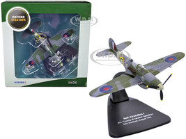 Bell Airacobra I Fighter Aircraft 601 County of London Squadron RAF Duxford August 1941 Oxford Aviation Series 1/72 Diecast Model Airplane Oxford Diecast AC071