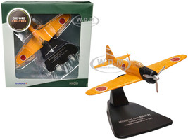 Mitsubishi Zero A6M2 21 Fighter Aircraft Training Aircraft Imperial Japanese Navy 1944 Oxford Aviation Series 1/72 Diecast Model Airplane Oxford Diecast AC092