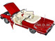 1963 Chevrolet Impala Convertible Red Metallic NEX Models 1/24 Diecast Model Car Welly 22434W-MRD