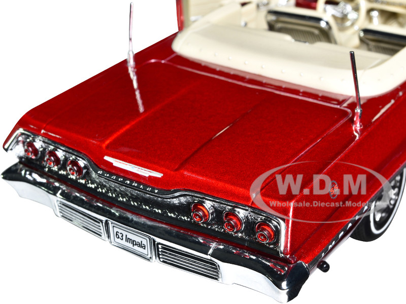 1963 Chevrolet Impala Convertible Red Metallic NEX Models 1/24