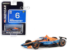 Dallara IndyCar #6 Felix Rosenqvist NTT DATA Arrow McLaren NTT IndyCar Series 2023 1/64 Diecast Model Car Greenlight 11559