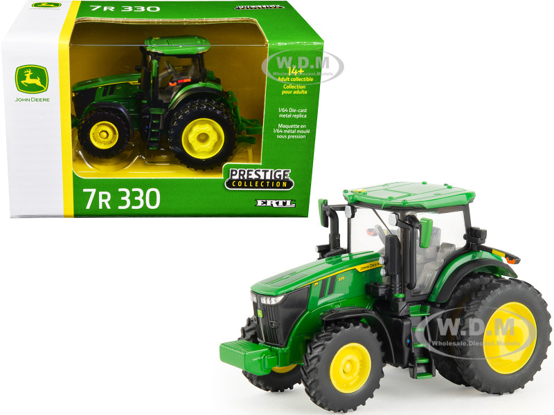 John Deere 7R 330 Tractor Green Prestige Collection 1/64 Diecast Model ERTL TOMY 45734