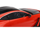Aston Martin V12 Vantage RHD Right Hand Drive Scorpus Red with Black Top and Carbon Hood 1/18 Model Car Top Speed TS0463