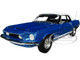 1968 Shelby GT500 Convertible Acapulco Blue Metallic with White Stripes Limited Edition to 1842 pieces Worldwide 1/18 Diecast Model Car ACME A1801848