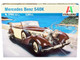 Skill 3 Model Kit Mercedes Benz 540K 1/24 Scale Model Italeri 3701