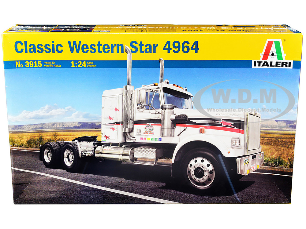 デコトラ‼️イタレリ製・1/24 Western Star 4964★未組立品★ イタレリ 1/24「クラシック ウェスタンスター 4964」プラモデル