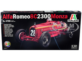 Skill 5 Model Kit Alfa Romeo 8C 2300 Monza 1/12 Scale Model Italeri IT4706