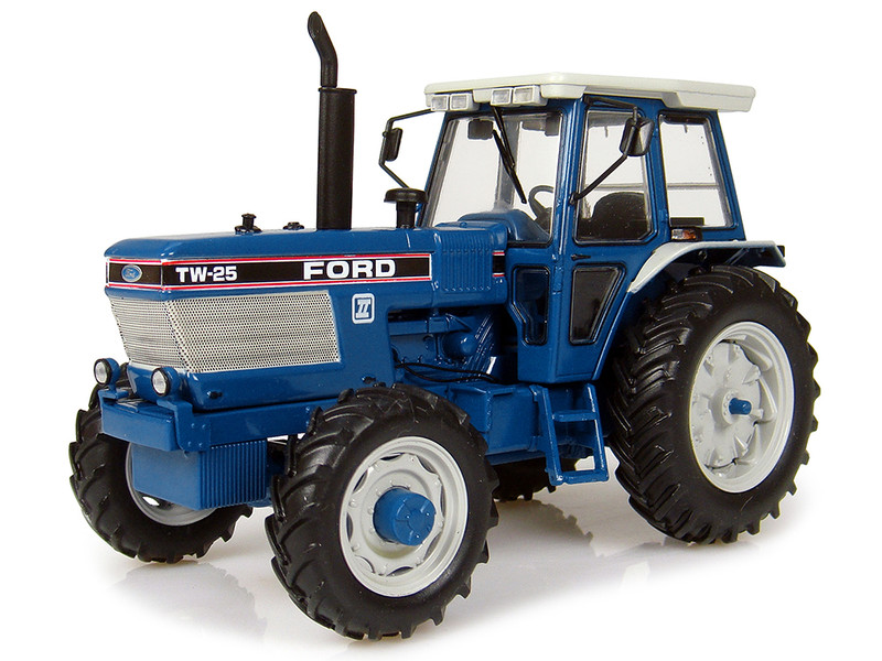 1985 Ford TW 25 Force II 4x4 Tractor Blue 1/32 Diecast Model Universal Hobbies UH4028