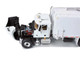 Mack Granite MP Refuse Garbage Truck with McNeilus Rear Loader & Trash Bins White 1/34 Diecast Model First Gear 10-4213