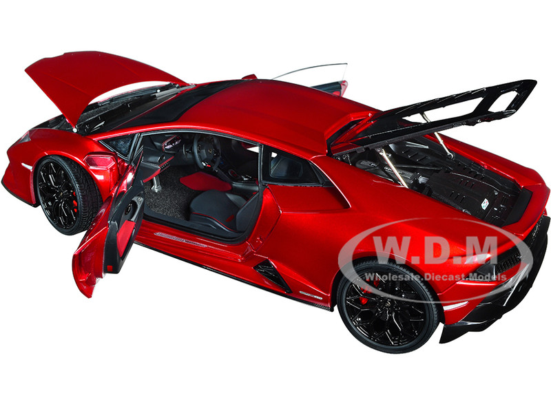 Lamborghini Huracán EVO レッド1/18【AUTOART】 1/18 AUTOart Lamborghini Huracan EVO (Rosso Bia Red) Car Model