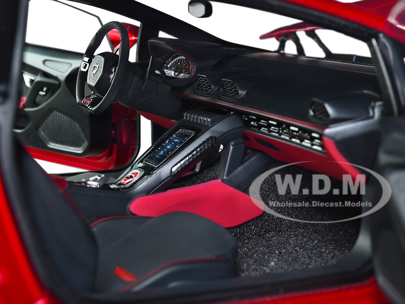 Lamborghini Huracan EVO Rosso Bia Red Metallic 1/18 Model Car