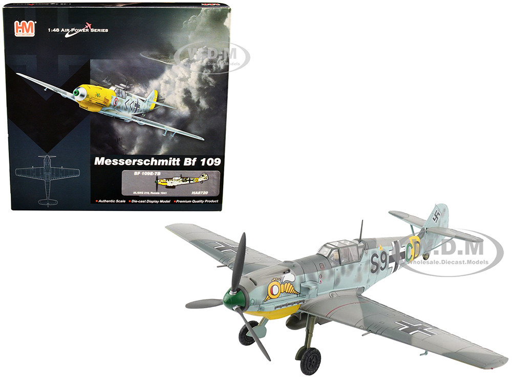 Messerschmitt Bf 109E 7B Fighter Aircraft III SKG 210 Russia