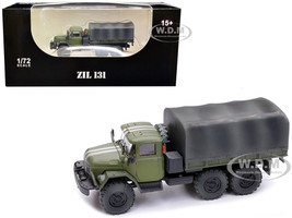 ZIL 131 Cargo Truck Green with White Stripes Ukrainian Ground Forces 1/72 Diecast Model Legion LEG-12064LB