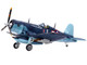 Vought F4U 1A Corsair Fighter Plane Big Hog VF 17 Jolly Rogers Captain Tommy Blackburn US Navy 1943 1/72 Diecast Model Airplane Legion LEG-14619LA