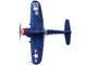 Vought F4U 4 Corsair Fighter Plane Marine Fighter Squadron 323 VMF 323 Death Rattlers USS Sicily CVE 118 1951 1/72 Diecast Airplane Model Legion LEG-14619LD